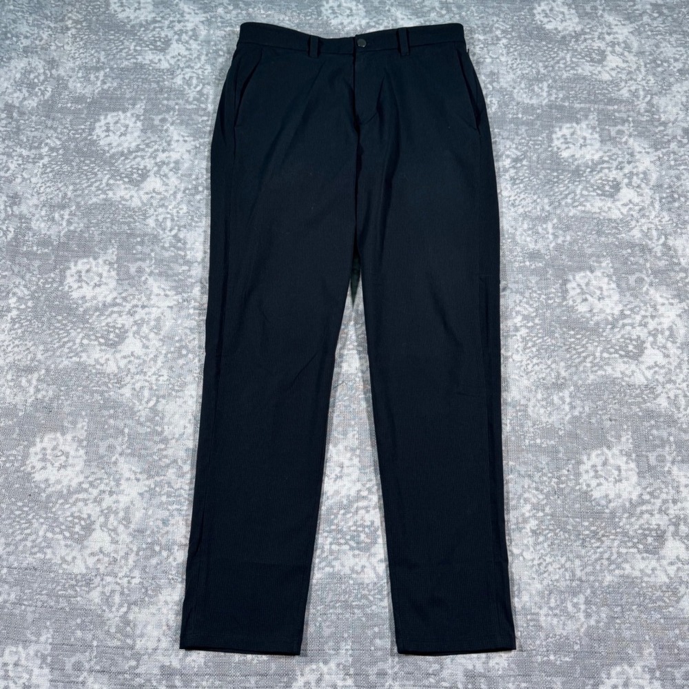 Lululemon Commission Pant Slim Mens 31 Black Ripstop Techwear Commuter Pants